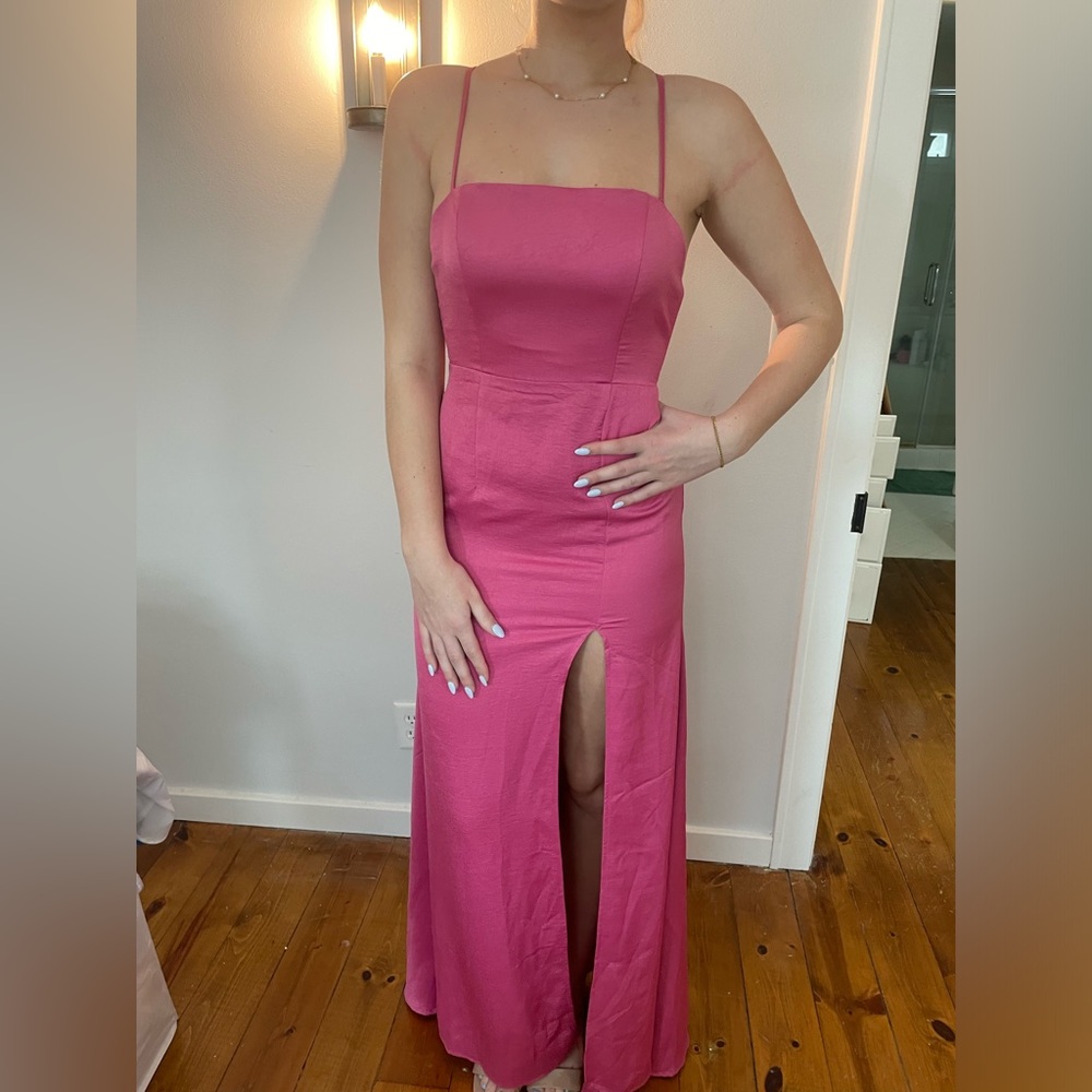 Dear Emilia by Hello Molly Maxi Dress Hot Pink size S